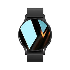 Smart Watch 2025 black round full touch screen Bluetooth call health monitor wristwatch