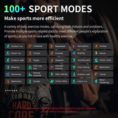 Smart Watch with wireless charging, Bluetooth, customizable watch face, heart rate and SpO2 monitoring, multiple sports modes, and full-color touchscreen display