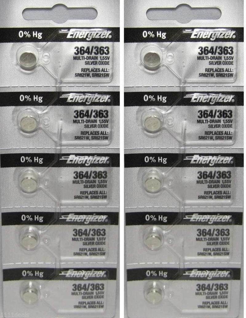 10 364  Watch Batteries SR621SW 