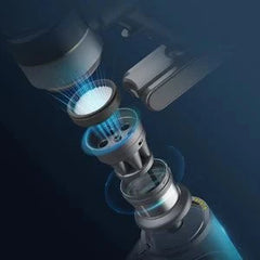 INSE S9 30KPa 400W stick cordless vacuum cleaner with advanced filtration system components shown in exploded view