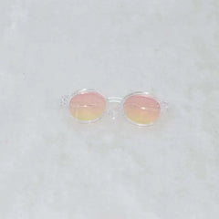 Transparent plastic colorful sunglasses accessory for 15cm Labubu doll