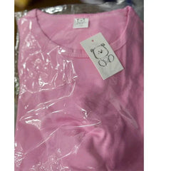 Pink Labubu Birthday T Shirt for toddlers with cartoon bear tag, short sleeve cotton tee.