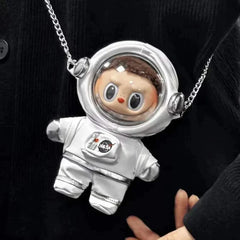 New Labubu 17cm Astronaut Suit with Belt Chain