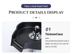 Household stainless steel cup washer with thickened base for kitchen sink, resistant to rust and corrosion