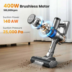 INSE S9 30KPa 400W stick cordless vacuum cleaner with brushless motor and strong suction for hardwood floors and pet hair cleaning