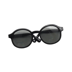 Black plastic sunglasses for 15cm Labubu doll accessories stylish transparent candy colored lenses