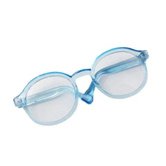 15cm Labubu doll transparent blue plastic stylish accessory glasses