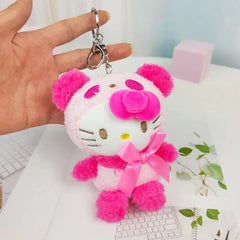 Kawaii Sanrio Plush Dolls Keychain for Kids' Gifts