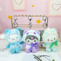 Kawaii Sanrio Plush Dolls Keychain for Kids' Gifts