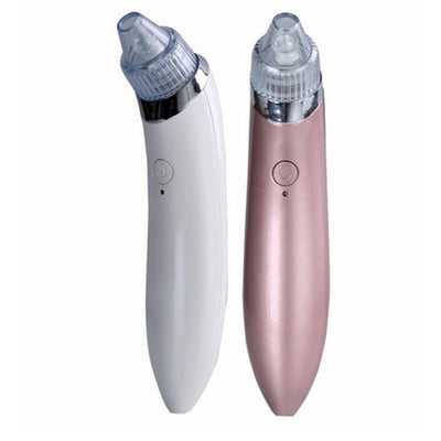4-in-1 multifunctional beauty pore vacuum in white and champagne for deep cleansing and blackhead removal