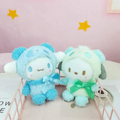 Kawaii Sanrio Plush Dolls Keychain for Kids' Gifts