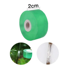 Green 2cm wide grafting tape roll for use with Premium Pruning Shears in plant grafting and pruning tasks